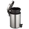 Stainless Steel 12 Ltr. Pedal Bin Moon Lid with finger print resistance